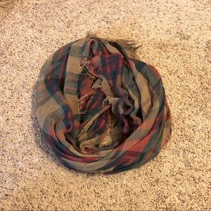Infinity Plaid Scarf